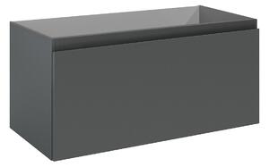 Oltens Vernal skříňka 100x45.6x47 cm závěsná pod umyvadlo grafitová 60015400