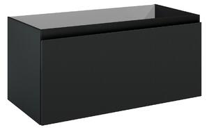Oltens Vernal skříňka 100x45.6x47 cm závěsná pod umyvadlo černá 60015300