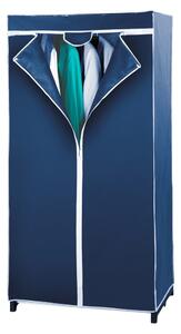 Modrá látková šatní skříň 75x150 cm Air - Wenko