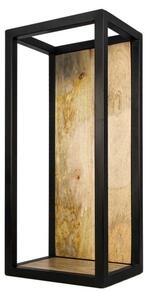 Nástěnná police s detailem z neopracovaného mangového dřeva HSM collection Caria, 25 x 55 cm