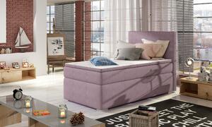 Kontinentální postel Boxspring RICCO fialová 90x200cm