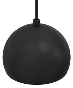 Lustr na lanku SOOL 1xE27/15W/230V pr. 15 cm černá