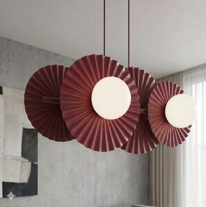 Lustr na lanku UMBRA 4xG9/8W/230V červená