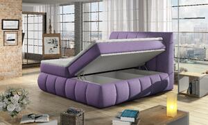 Kontinentální postel Boxspring RAVIOLI béžová 180x200cm