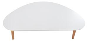 Bílý konferenční stolek Bonami Essentials Skandinavian, délka 84,5 cm