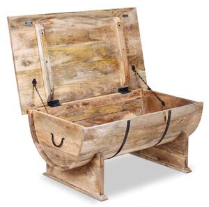 Konferenční stolek - masivní mangovníkové dřevo | 88x50x40 cm
