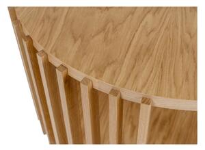 Konferenční stolek z dubového dřeva Woodman Drum, ø 83 cm