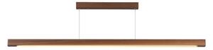 VK Light Woody LED závěsné liniové dřevěné svítidlo Tmavě hnědá1500 mm