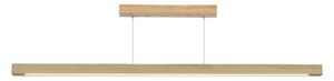 VK Light Woody LED závěsné liniové dřevěné svítidlo Hnědá1500 mm