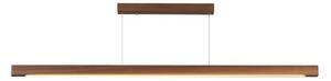 VK Light Woody LED závěsné liniové dřevěné svítidlo Tmavě hnědá1200 mm