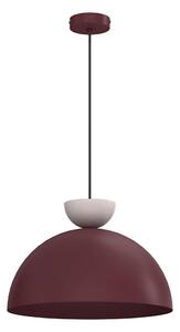 Lustr na lanku NEVIS 1xE27/15W/230V pr. 38 cm burgundy