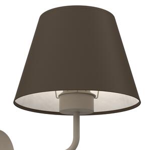 Nástěnná lampa ARDEN 1xE27/15W/230V béžová/hnědá