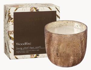 Vonná svíčka Woodfire (jantar, semiš, cedr)
