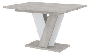 Jídelní stůl Venag (světle šedá + bílá) (pro 4 až 6 osob). 1055270