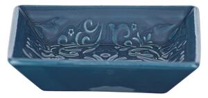 Tmavě modrá keramická podložka pod mýdlo Wenko Cordoba