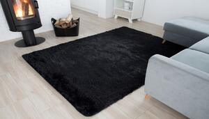 Dětský plyšový koberec MAX - černý (40x60 cm )