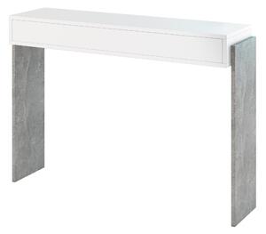 Konzolový stolek Zantra (bílá + kámen). 1055288