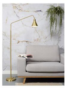 Stojací lampa s kovovým stínidlem ve zlaté barvě (výška 153 cm) Lyon – it's about RoMi