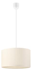 Lustr na lanku SIRJA PLISADO 1xE27/15W/230V pr. 35 cm krémová