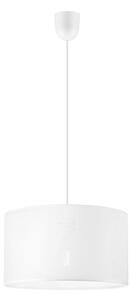 Lustr na lanku SIRJA PLISADO 1xE27/15W/230V pr. 35 cm bílá