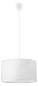 Lustr na lanku SIRJA PLISADO 1xE27/15W/230V pr. 35 cm bílá