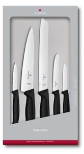 Victorinox - Sada kuchyňských nožů SWISS CLASSIC 5 ks černá