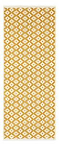 Krémovo-žlutý běhoun Hanse Home Celebration Lattice, 80 x 250 cm