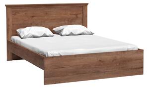 Manželská postel 160 cm Atena 05 (s roštem) (jasan světlý). 1055336