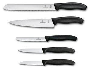 Victorinox - Sada kuchyňských nožů SWISS CLASSIC 5 ks černá