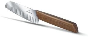 Victorinox - Kuchyňský nůž santoku SWISS MODERN 17 cm ořech