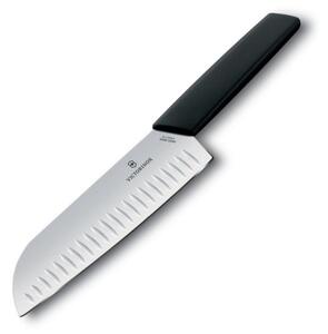 Victorinox - Kuchyňský nůž santoku SWISS MODERN 17 cm černá