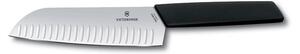 Victorinox - Kuchyňský nůž santoku SWISS MODERN 17 cm černá