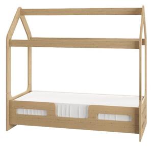 Dětská domečková postel LEO 2v1 - 180x80 cm