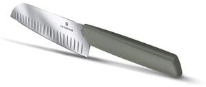 Victorinox - Kuchyňský nůž santoku SWISS MODERN 17 cm zelená