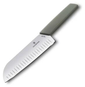 Victorinox - Kuchyňský nůž santoku SWISS MODERN 17 cm zelená