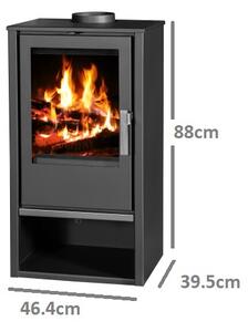 Krbová kamna Victoria Capri - 7,6 kW, účinnost A+, kompaktní a šetrná k životnímu prostředí