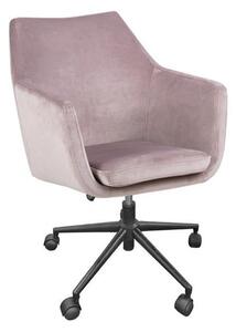 Růžová kancelářská židle Actona Nora