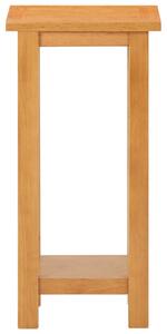 Odkládací stolek Uvalda - masivní dubové dřevo a MDF | 27 x 24 x 55 cm
