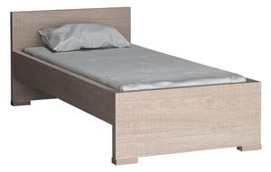 Jednolůžková postel 90 cm Vega 20 (s roštem) (dub santana světlý). 1055468