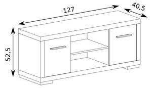 TV stolek/skříňka Vega 24 (dub santana světlý). 1055472