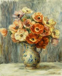 Obrazová reprodukce Vase d'Anemones,, Renoir, Pierre Auguste