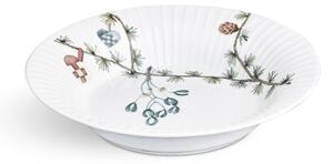 Bílý porcelánový vánoční polévkový talíř Kähler Design Hammershoi, ⌀ 21 cm