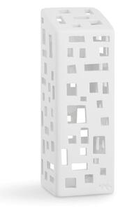 Bílý keramický svícen Kähler Design Urbania Lighthouse High Building