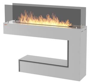 InFire - BIO krb 110x85,5 cm 3kW bílá