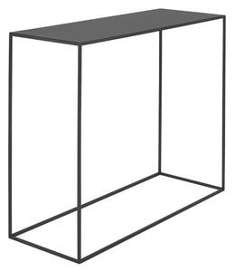 Černý konzolový kovový stůl CustomForm Tensio, 100 x 35 cm