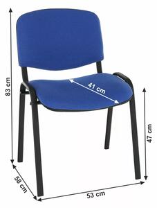 Kancelářská židle ISO NEW - modrá