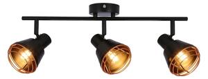 Bodové svítidlo NERIA 3xE14/40W/230V černá/měděná