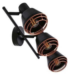 Bodové svítidlo NERIA 3xE14/40W/230V černá/měděná