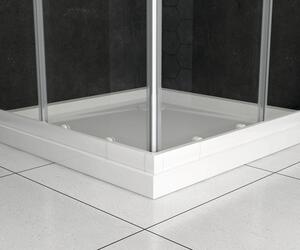 Sprchový kout Form & Style Samoa 80-90x195 cm, sklo dekor