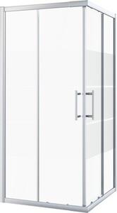 Sprchový kout Form & Style Samoa 80-90x195 cm, sklo dekor